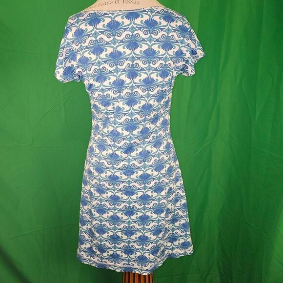 Title Nine Womens Blue Green‎ Majestic Dress Small - Picture 2 of 5